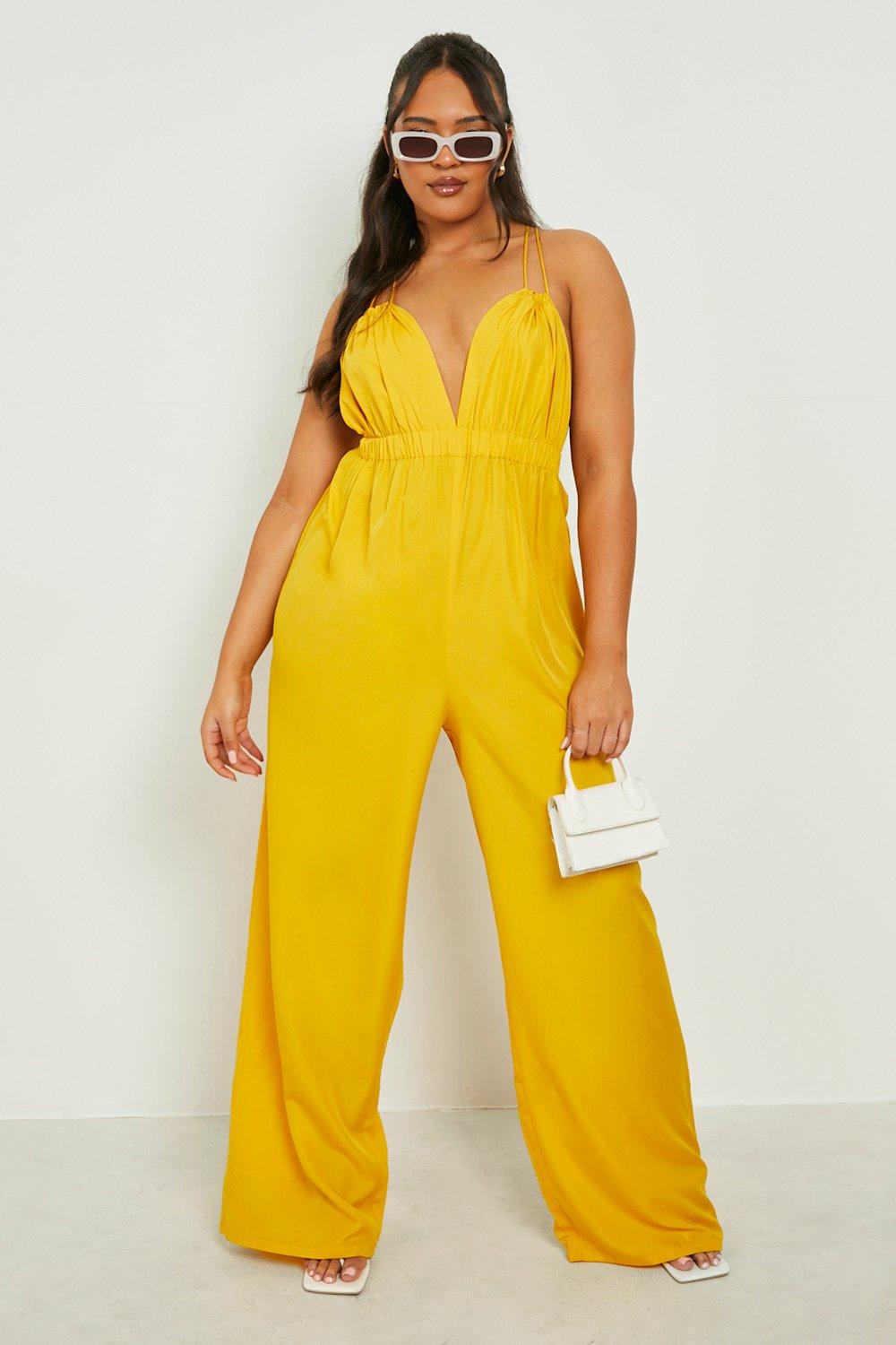 mustard jumpsuit