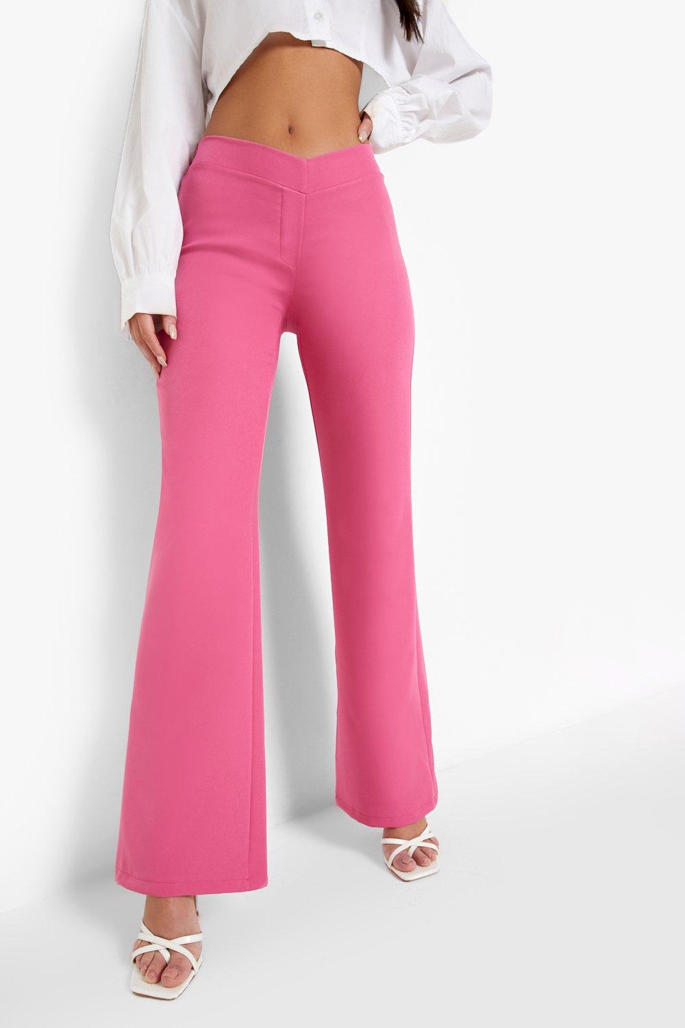 V Shape Waist Flared Pants Fabulous All Match Skin-friendly Lace Up Flared  Trousers – the best products in the Joom Geek online store