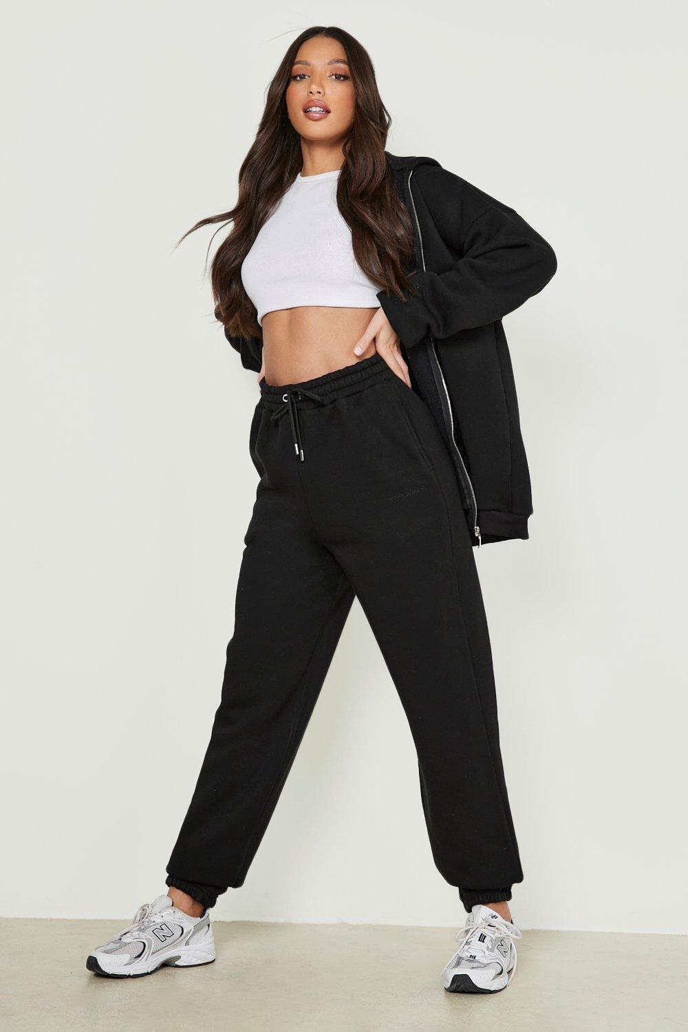 Women's Black Tall Recycled Oversized Joggers