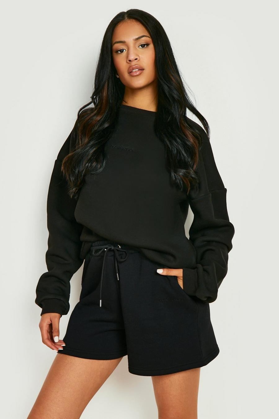 Black svart Tall - Premium Oversize sweatshirt i återvunnet tyg image number 1