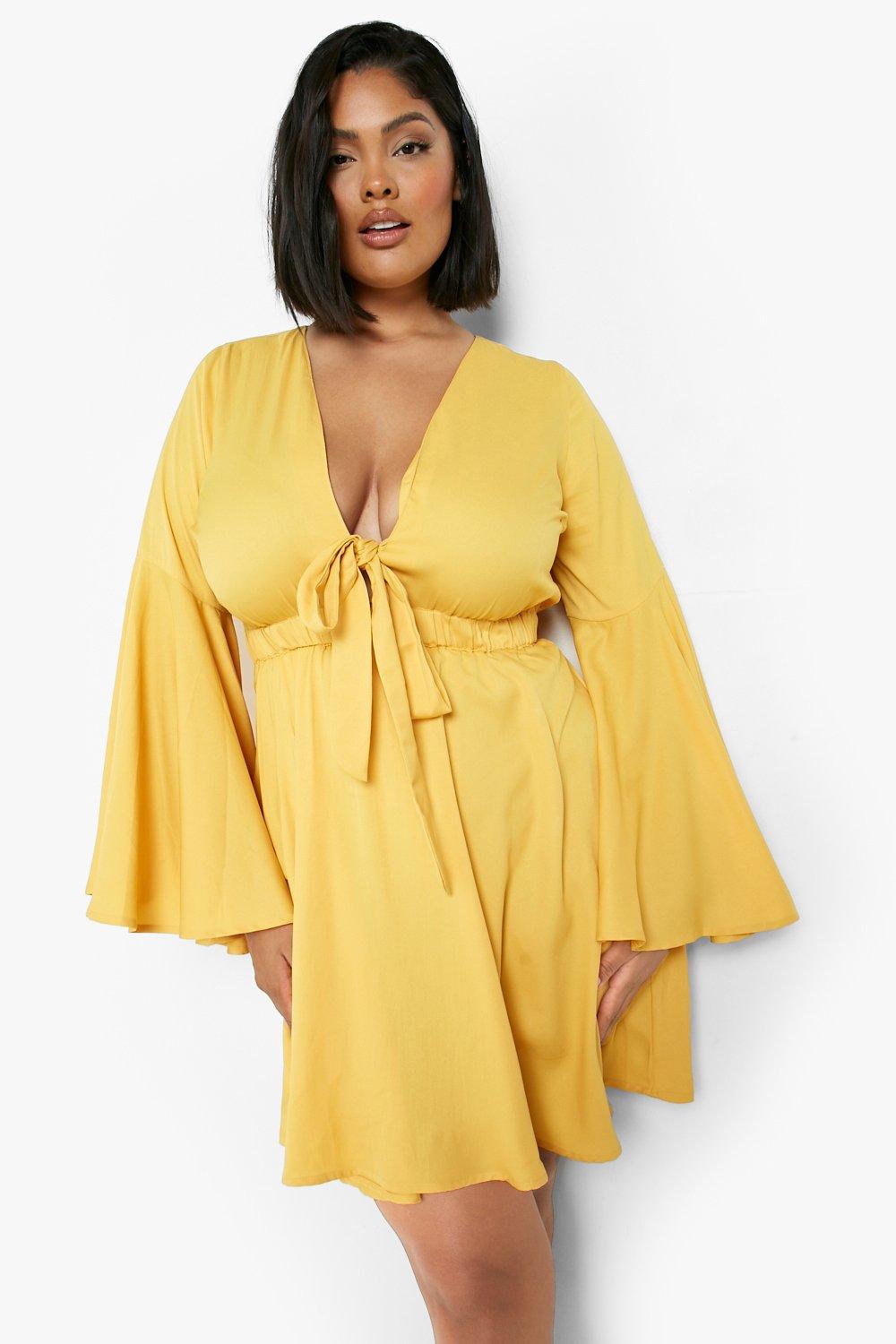 mustard yellow women's clothing