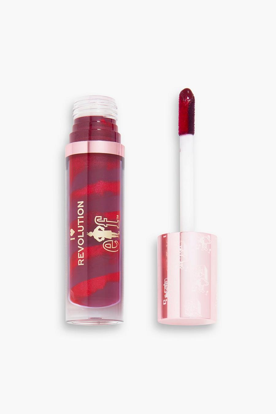 Nude I Heart Revolution X Elf Candy Cane Lipgloss image number 1