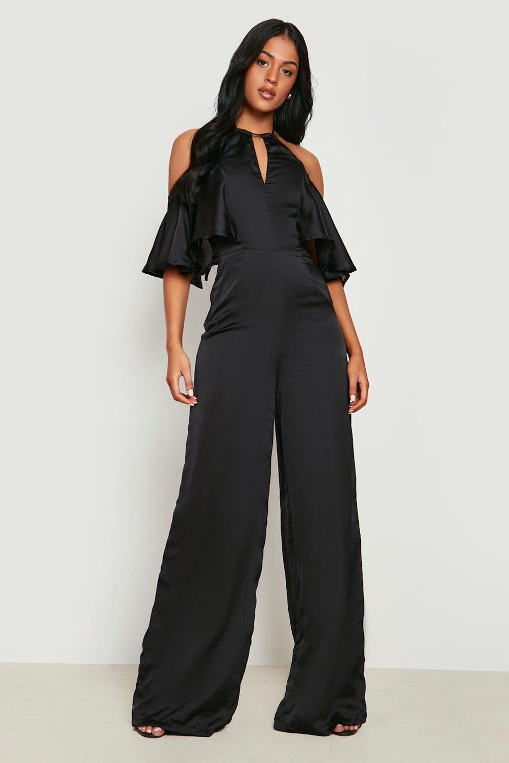 Cold shoulder hotsell pant suit