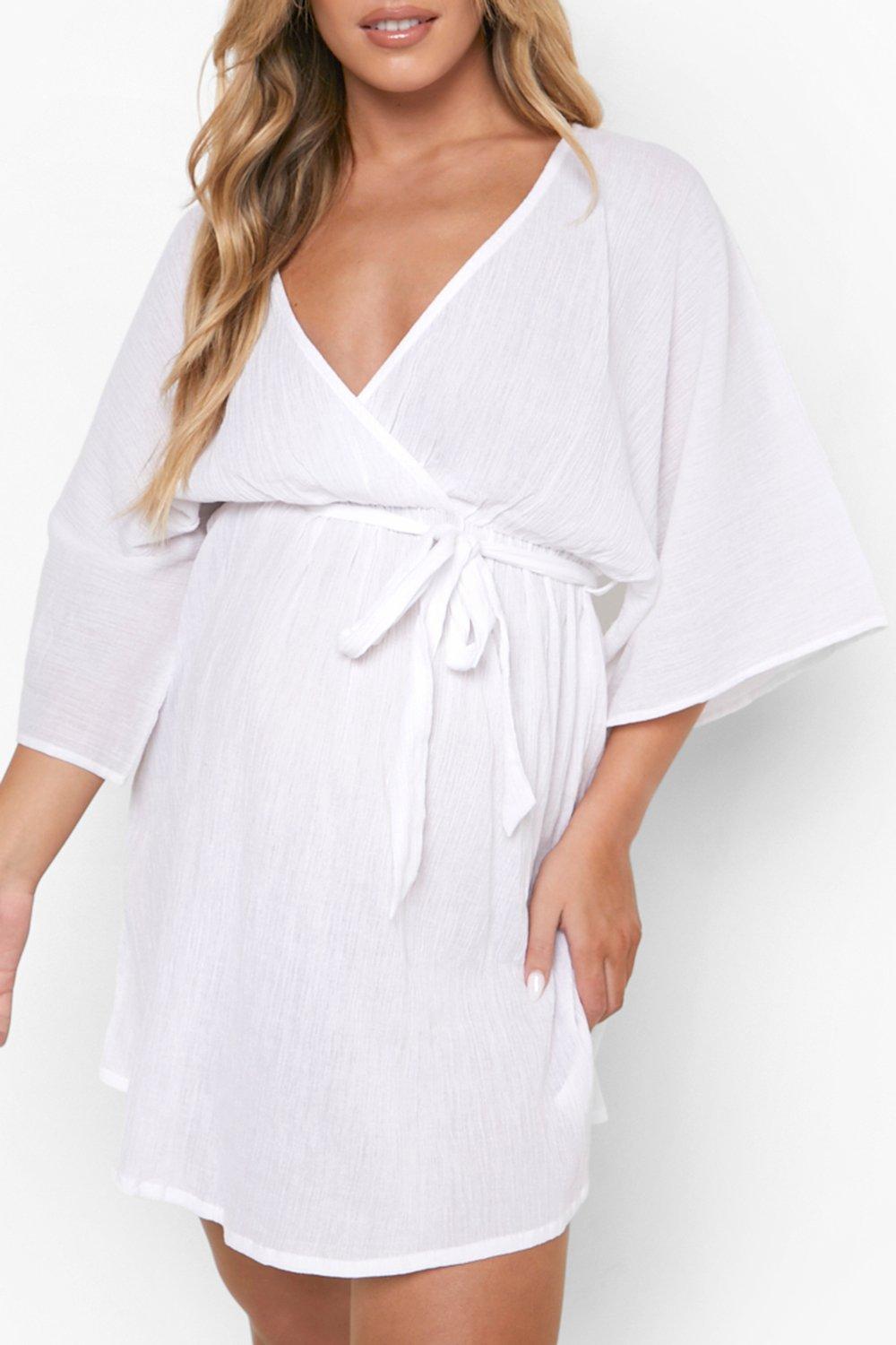 Mini white hotsell wrap dress