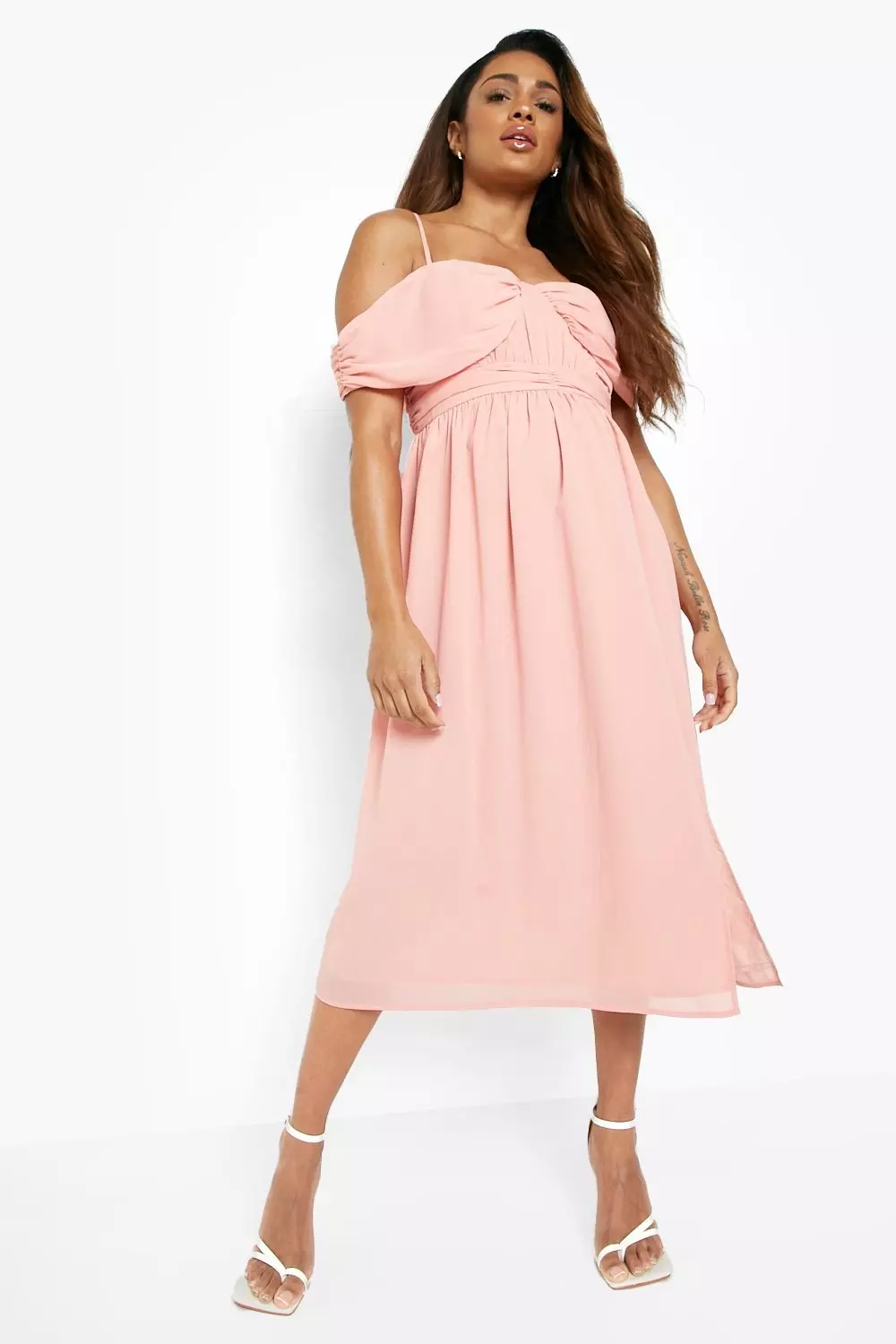 Boohoo floaty dress store