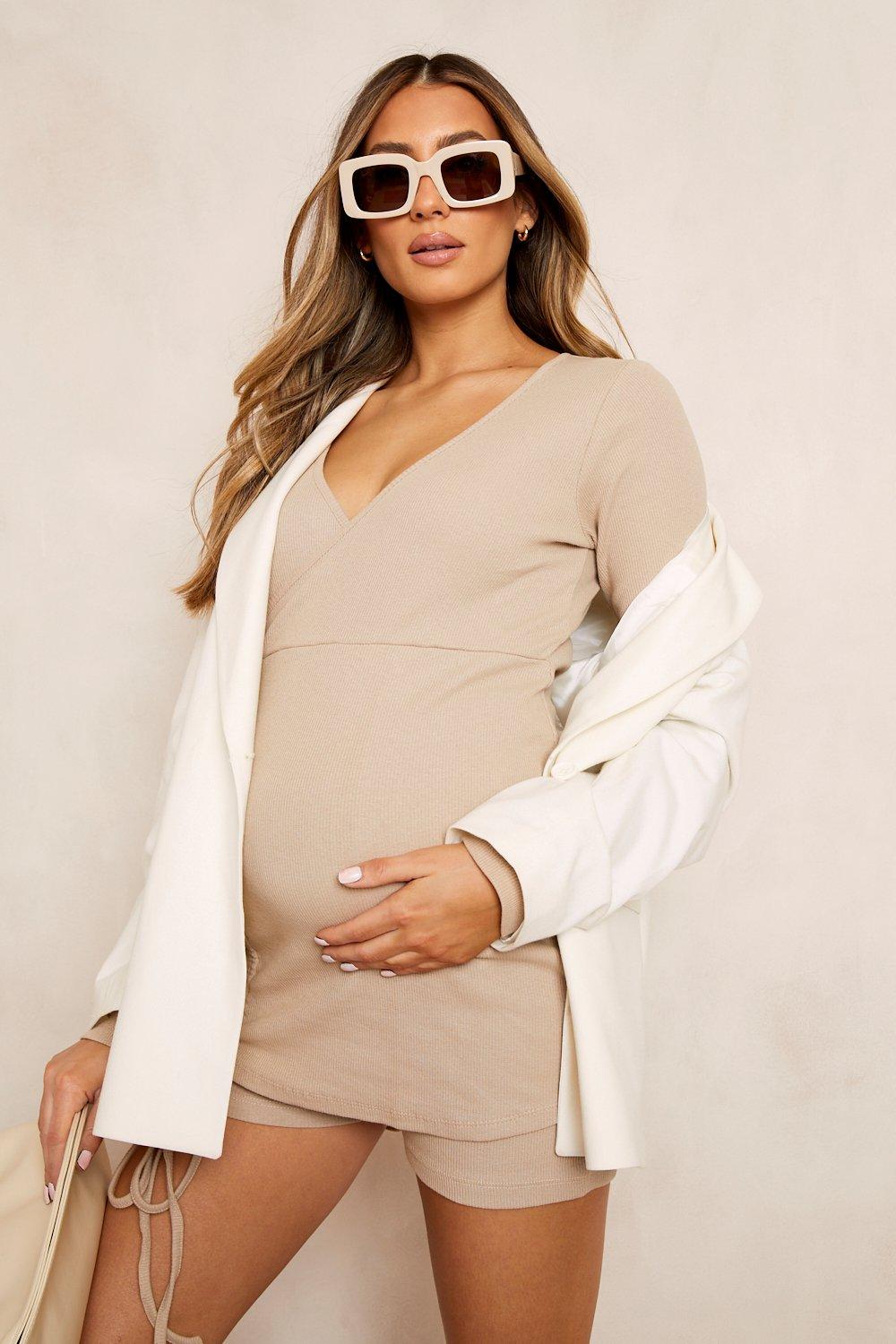 Maternity tops boohoo sale