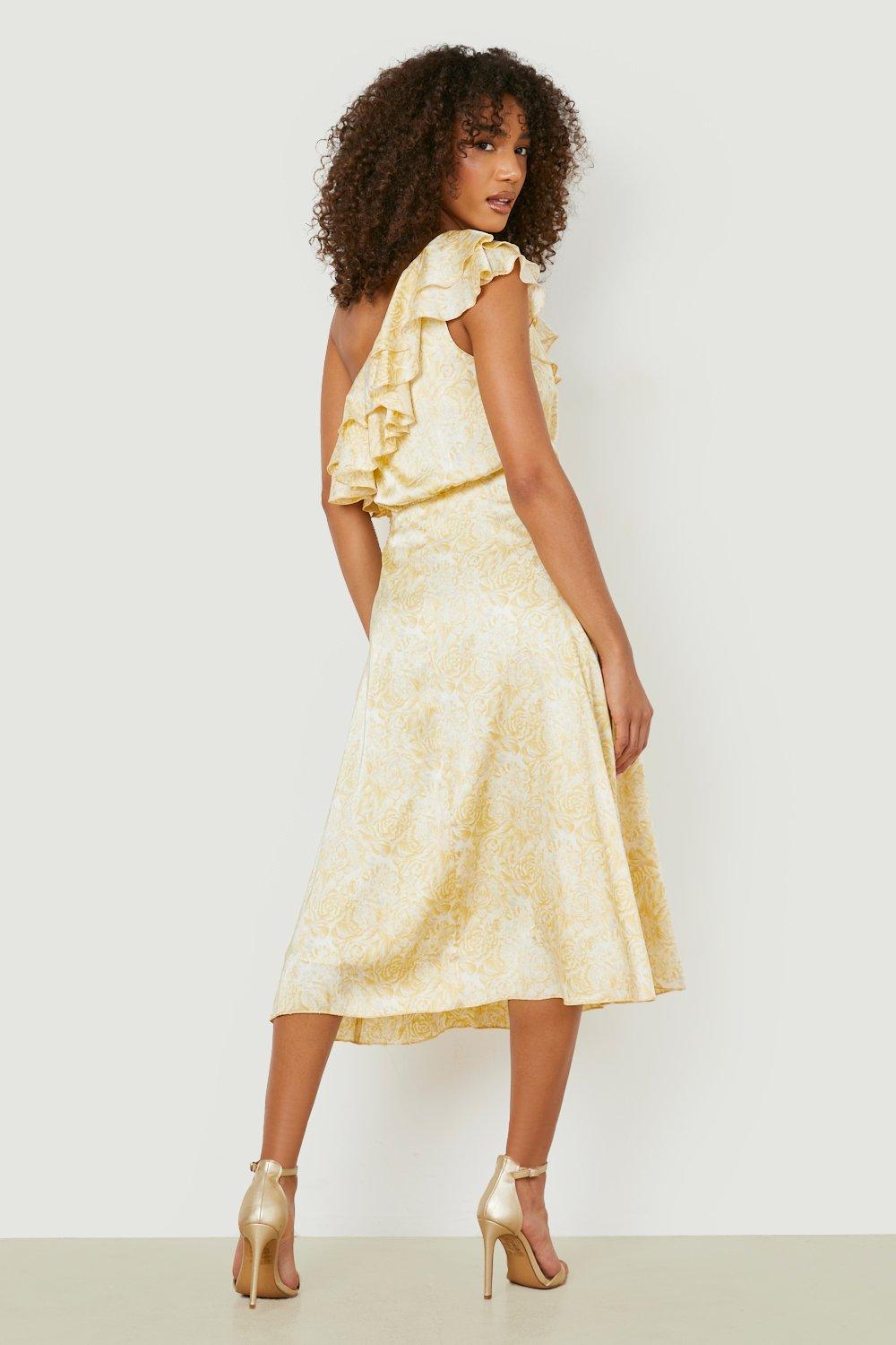 Frill hotsell occasion dress