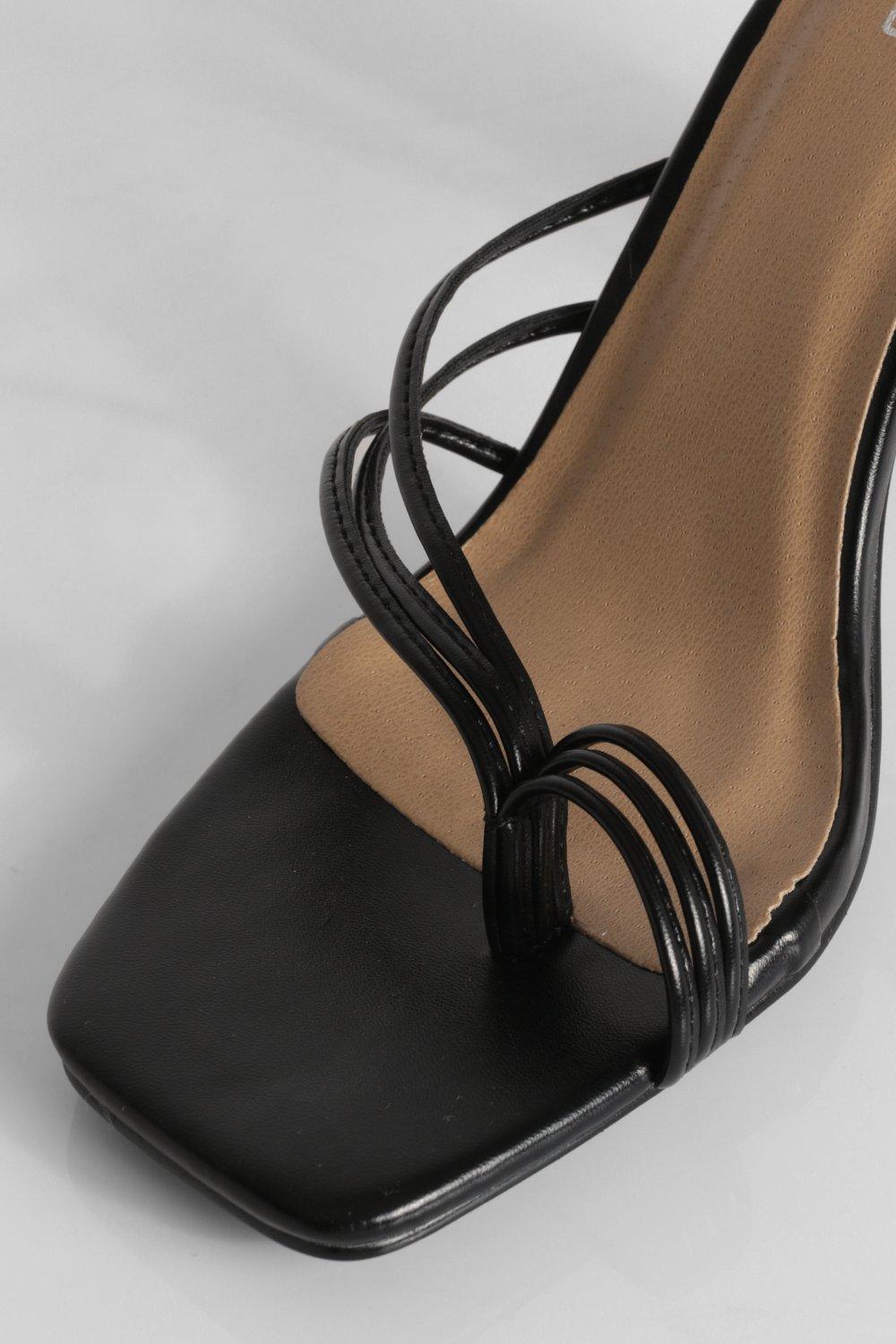 Sandalias de best sale dedo con tacon