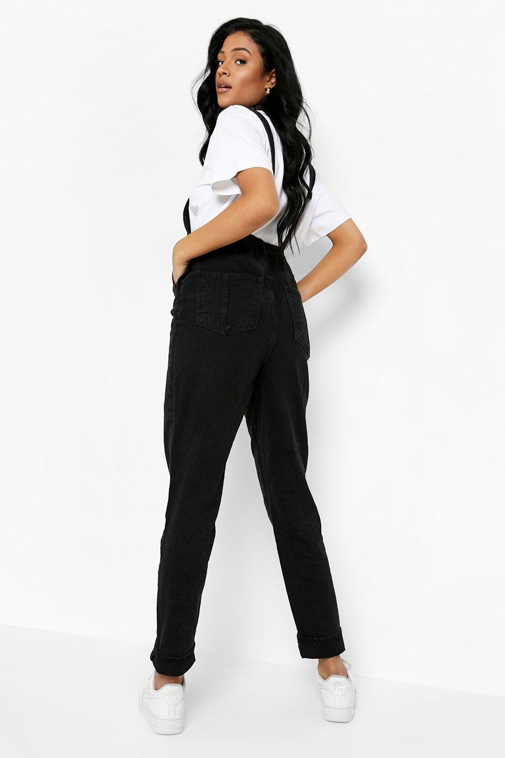 Tall sales black dungarees