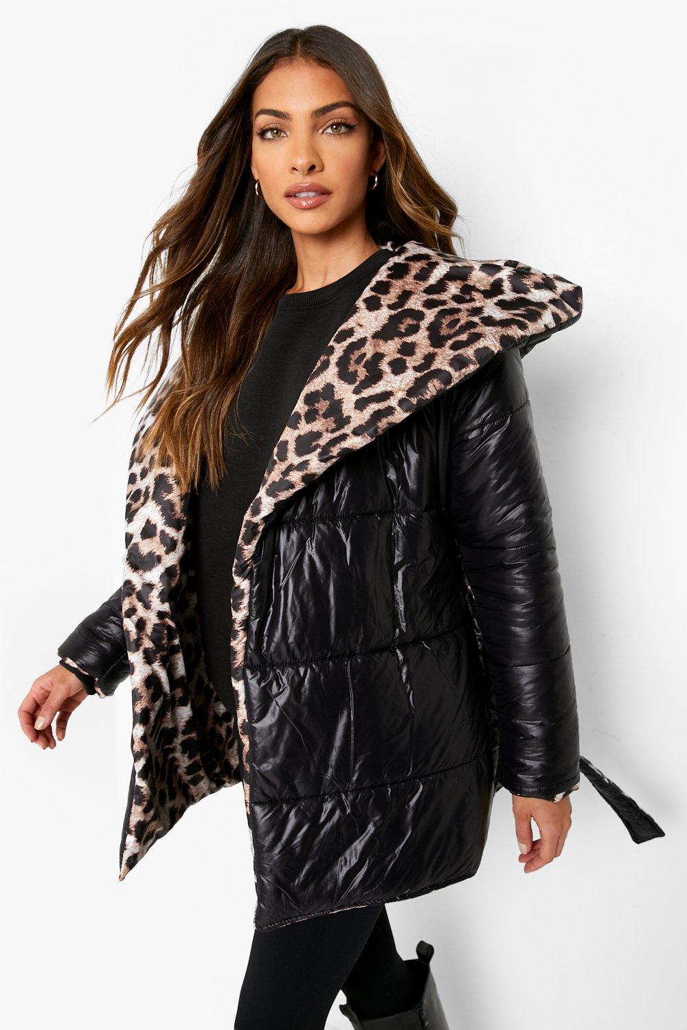 Doudoune best sale femme leopard