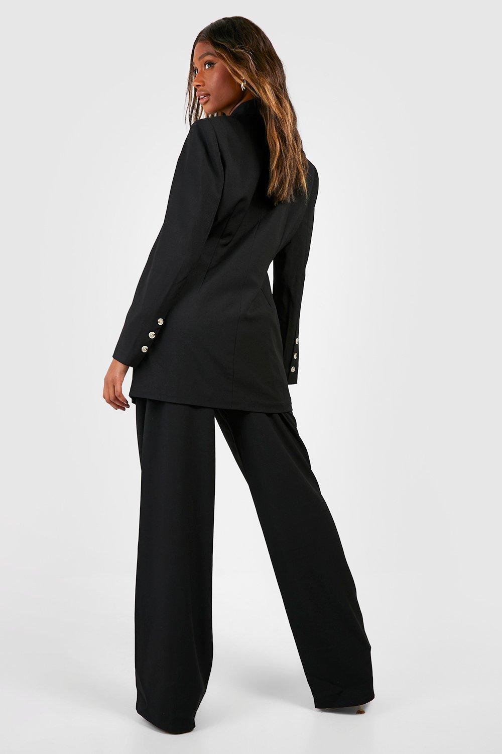 Burland Pant - Black  Black dress pants outfits, Flare dress pants, Womens  dress pants