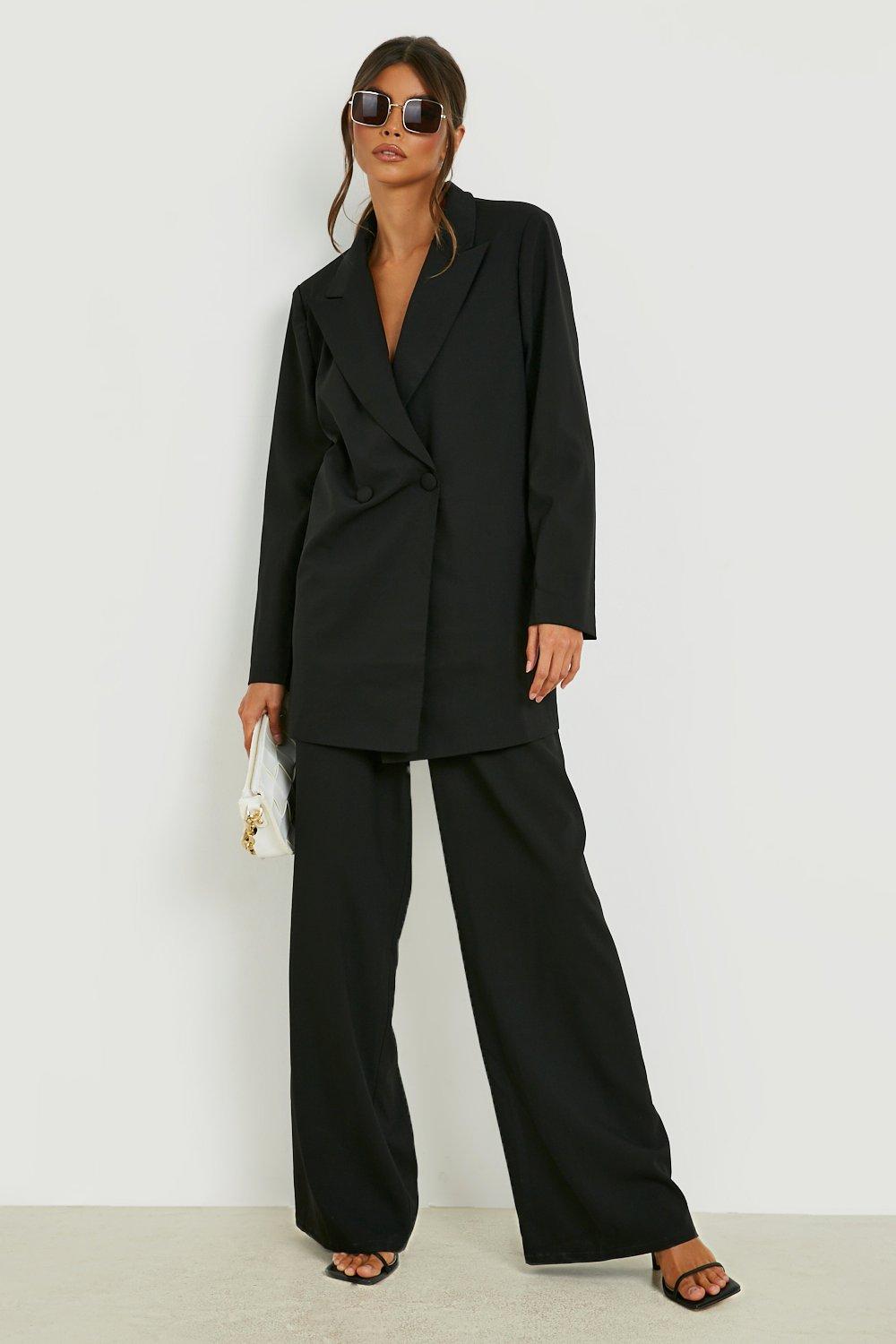 Linen black blazer best sale