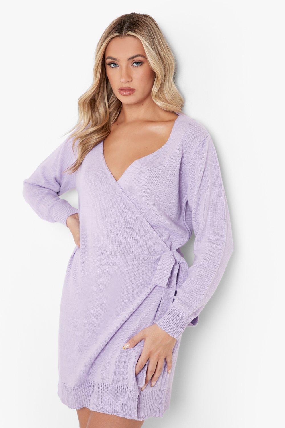 Boohoo robe portefeuille hotsell