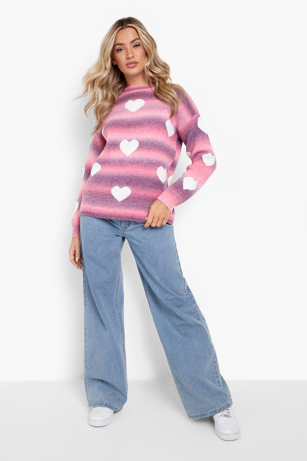 Pink ombre sweater shop