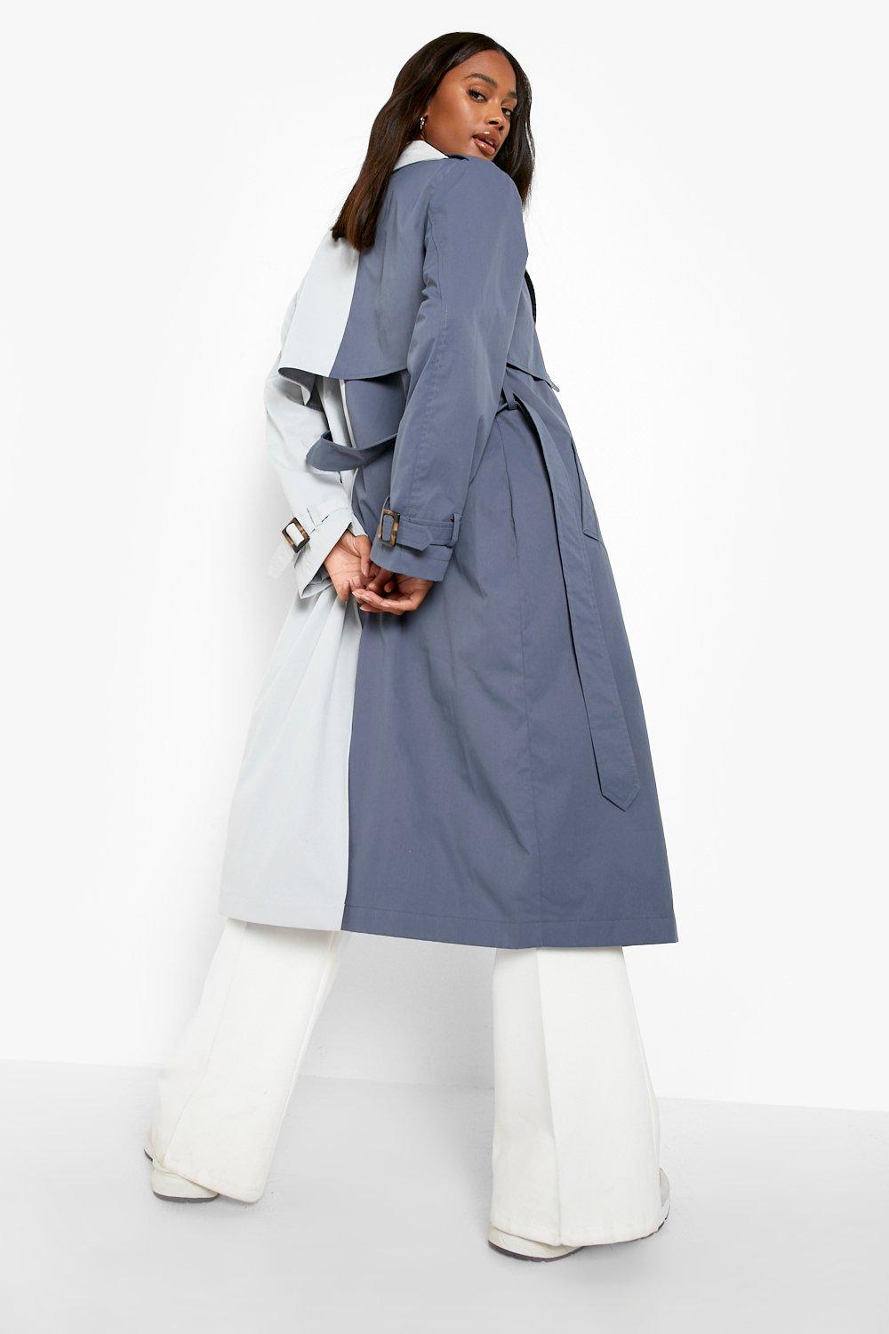 Boohoo Belted Trench Coat