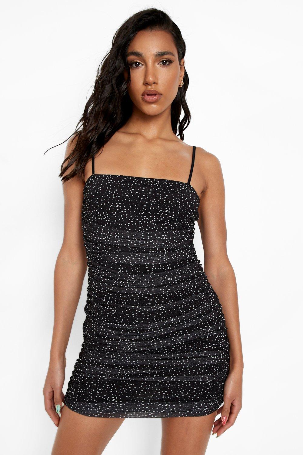 Glitter hotsell strappy dress