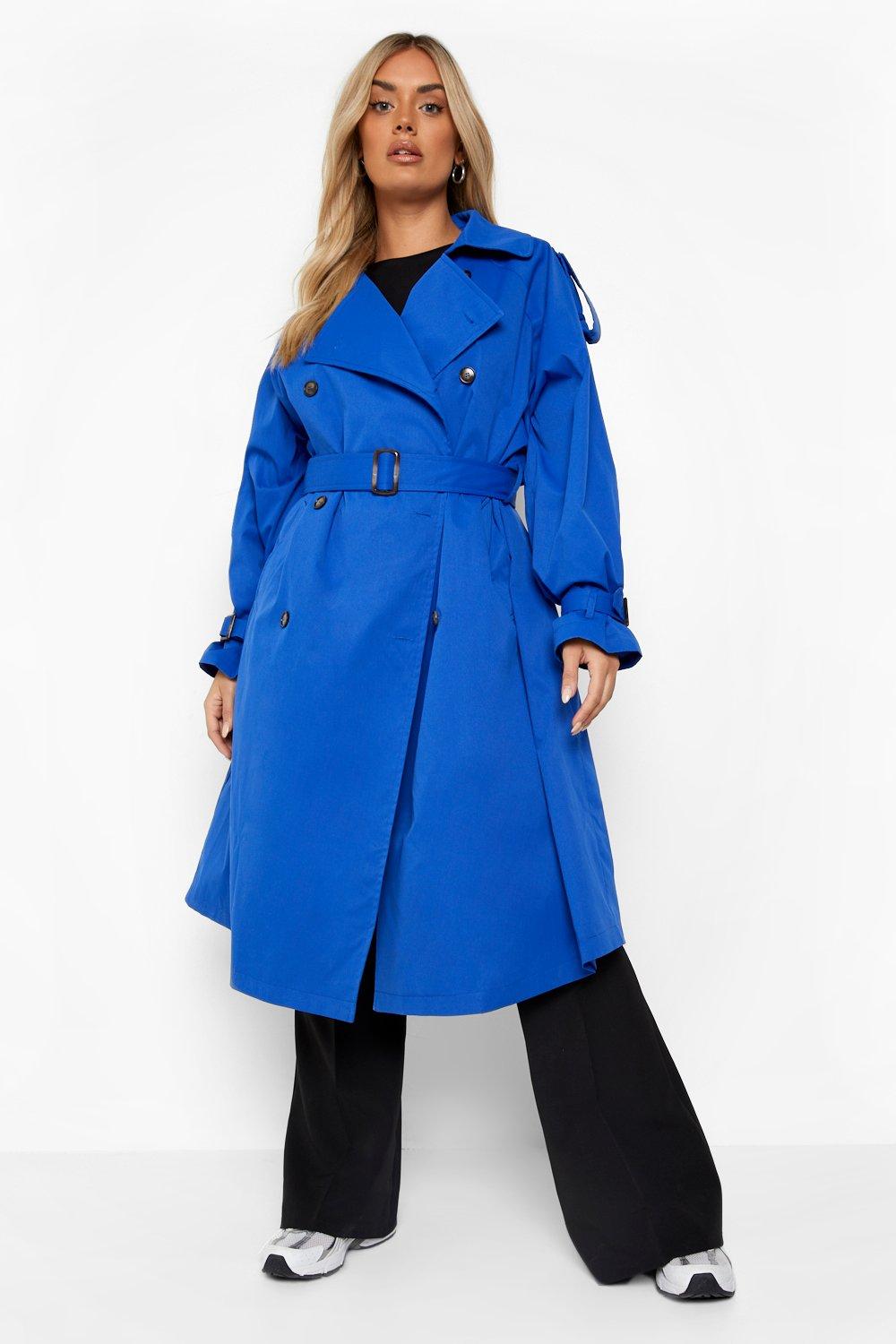 Boohoo Belted Trench Coat