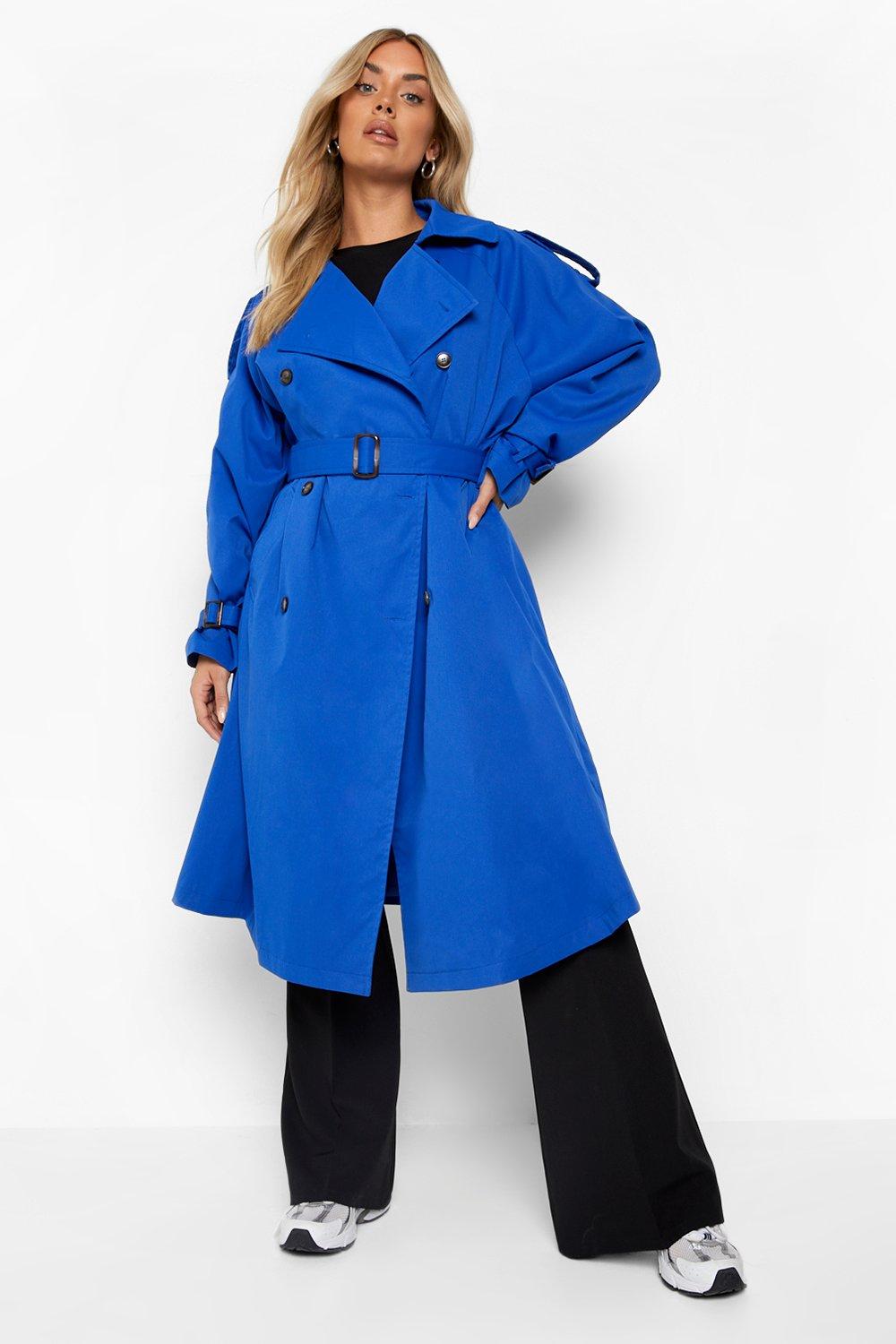 Trench hot sale coat blue