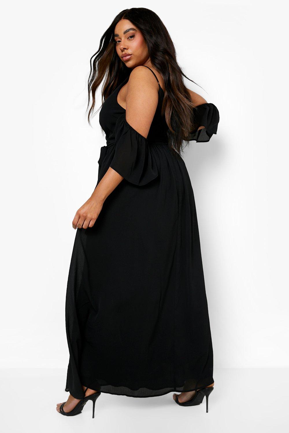 Boohoo plus clearance size evening dresses