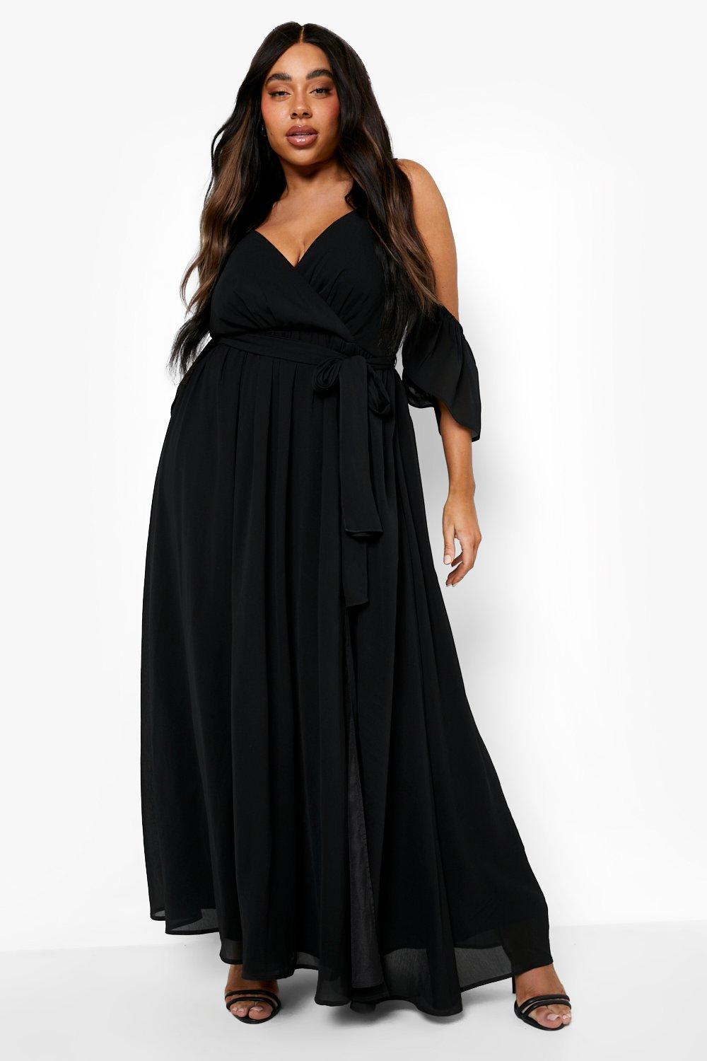 Black occasion hot sale maxi dress