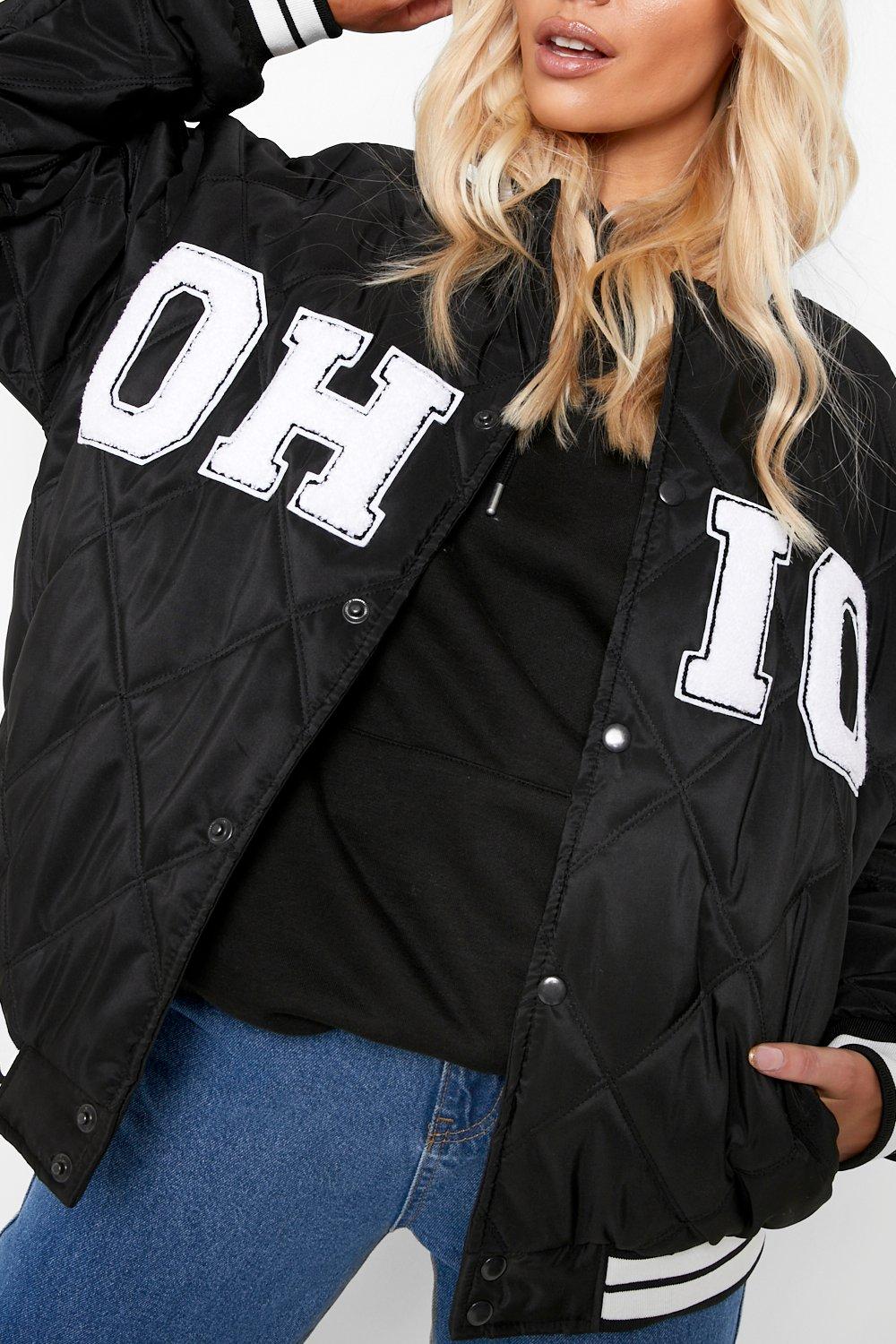  Varsity Jacket 2 Piece Sets for Women Faux Leather Skirt Bomber  Baseball Jackets Outfit Black : Clothing, Shoes & Jewelry