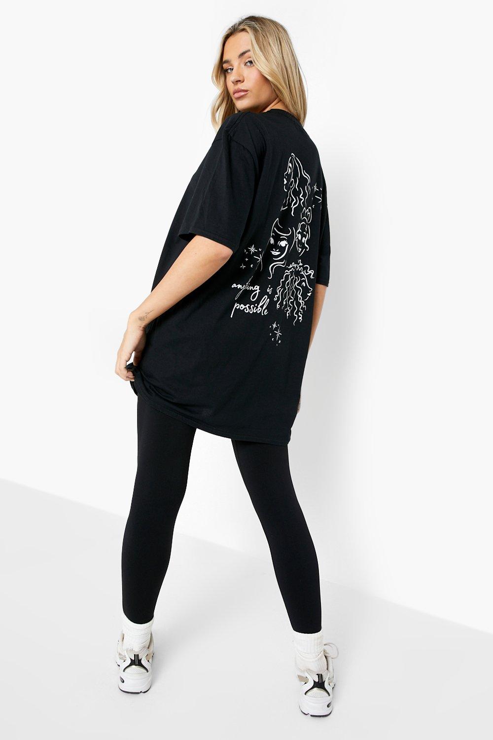 Black Disney Princesses Oversized T shirt