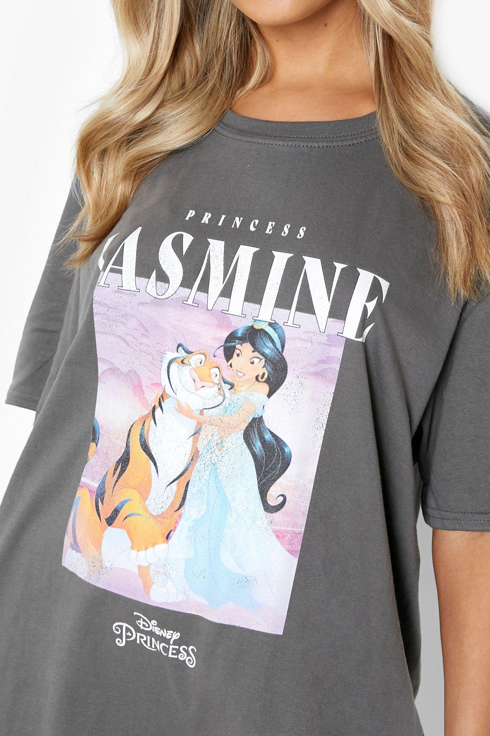 Disney Princess Jasmine Oversized T shirt boohoo USA