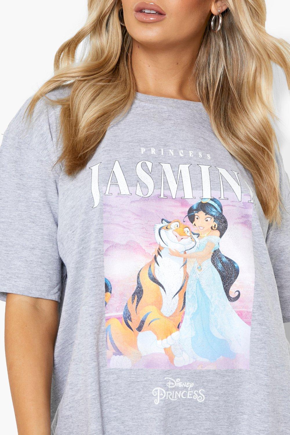 Disney Princess Jasmine Oversized T Shirt Boohoo