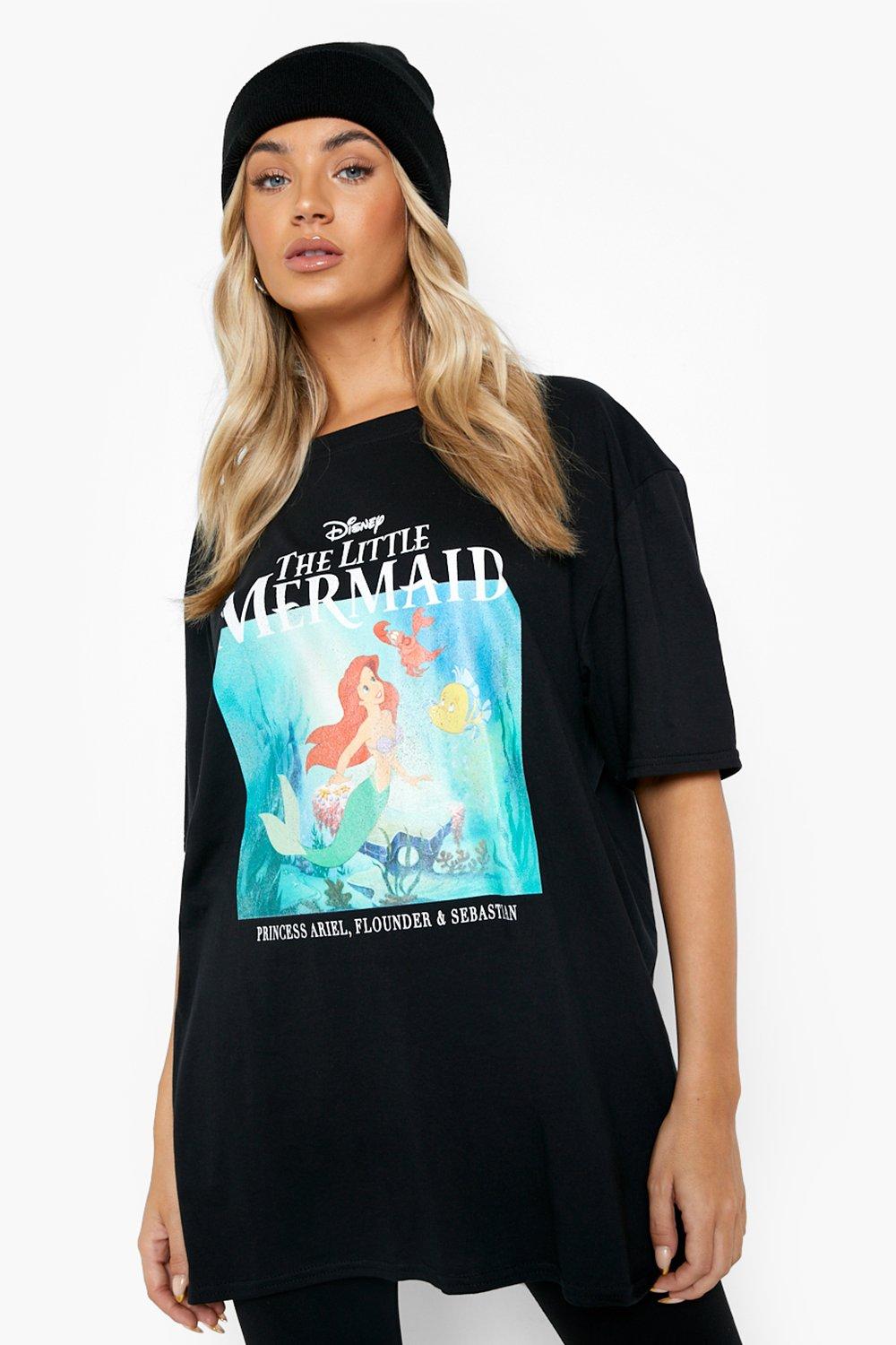 The Little Mermaid T-shirt Color black - SINSAY - 4283I-99X