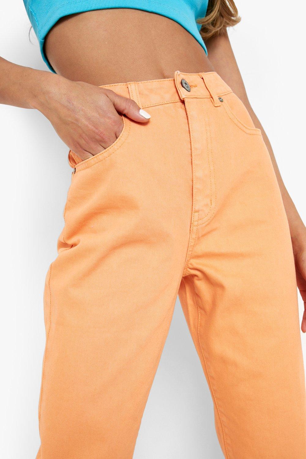 Orange jeans online