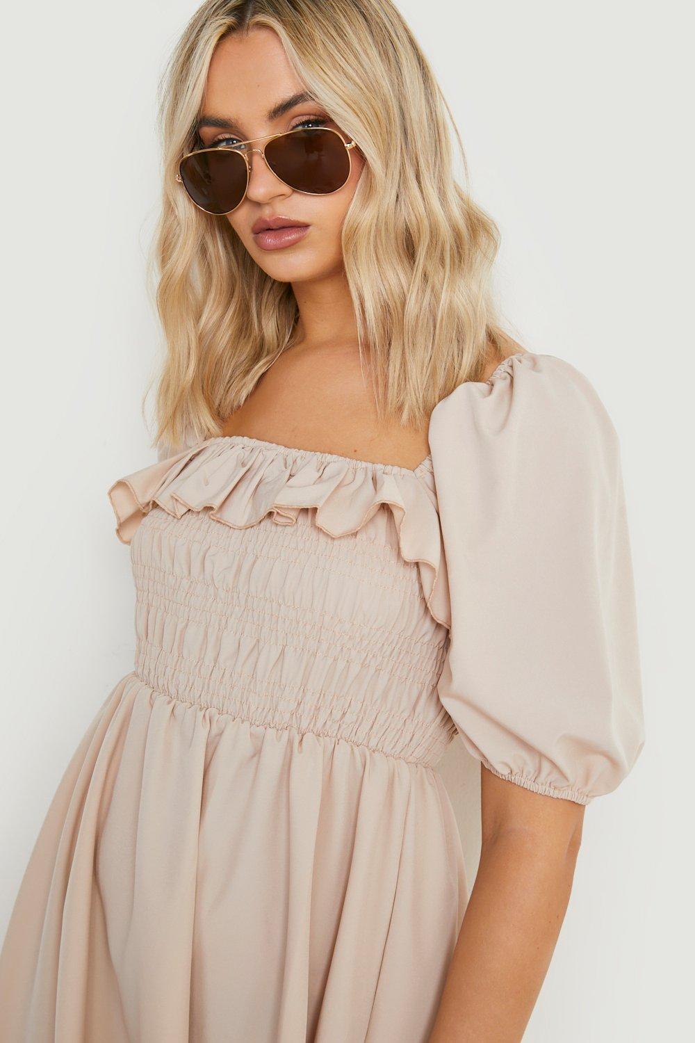 yourmle PUFF SLEEVE RIBBON DRESS ブラック PUFF SLEEVE RIBBON DRESS