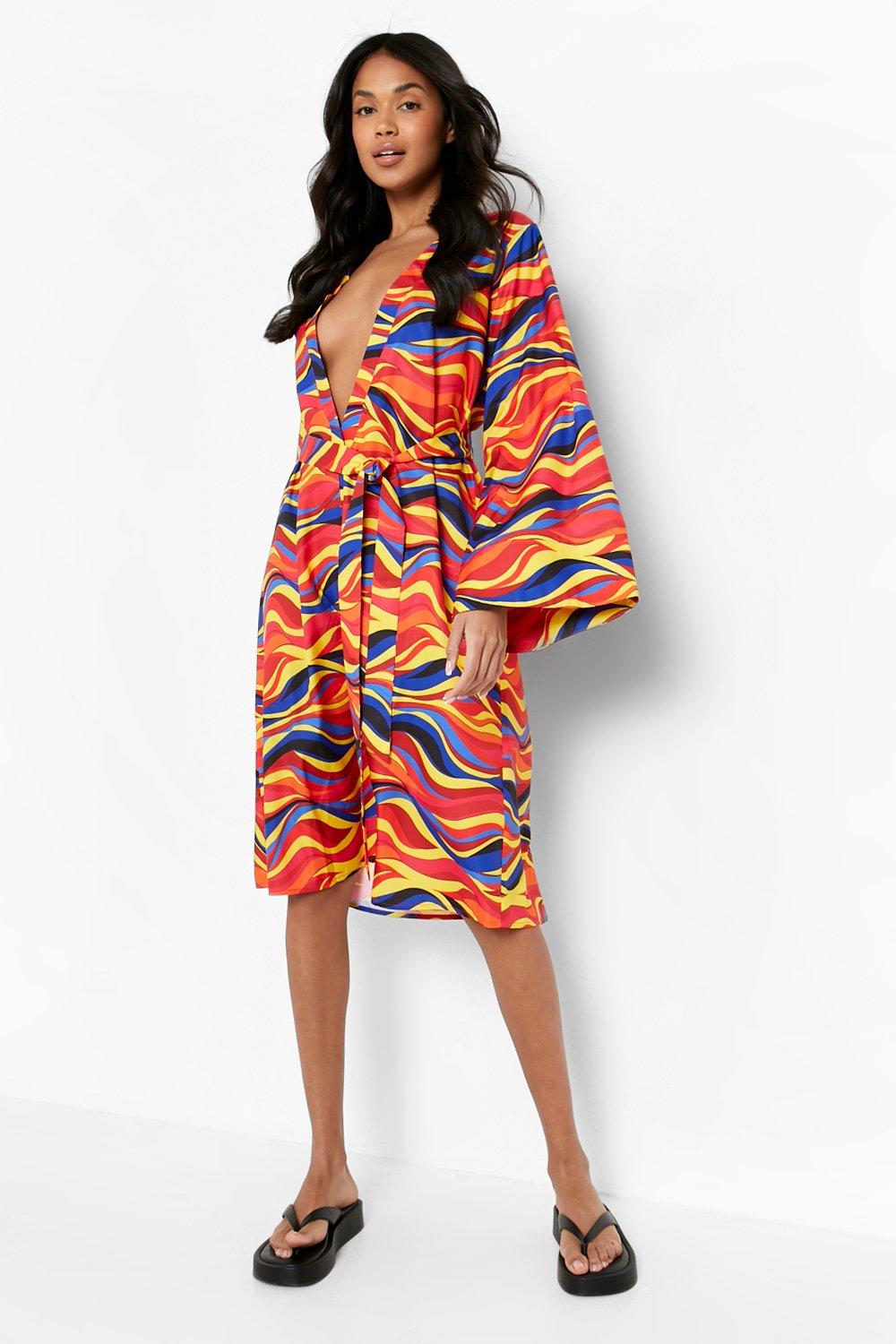 Kimono jurk dames new arrivals