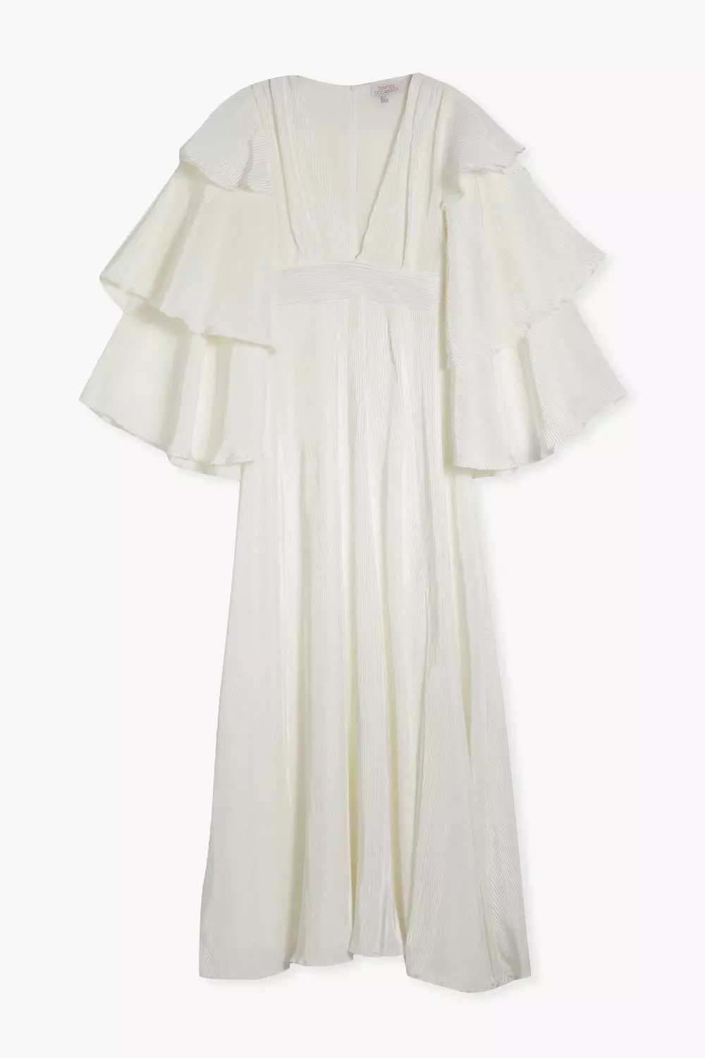 パーティードレス Molotov Ruffle Sleeve Dress Layered Ruffle Sleeve Maxi Dress | boohoo
