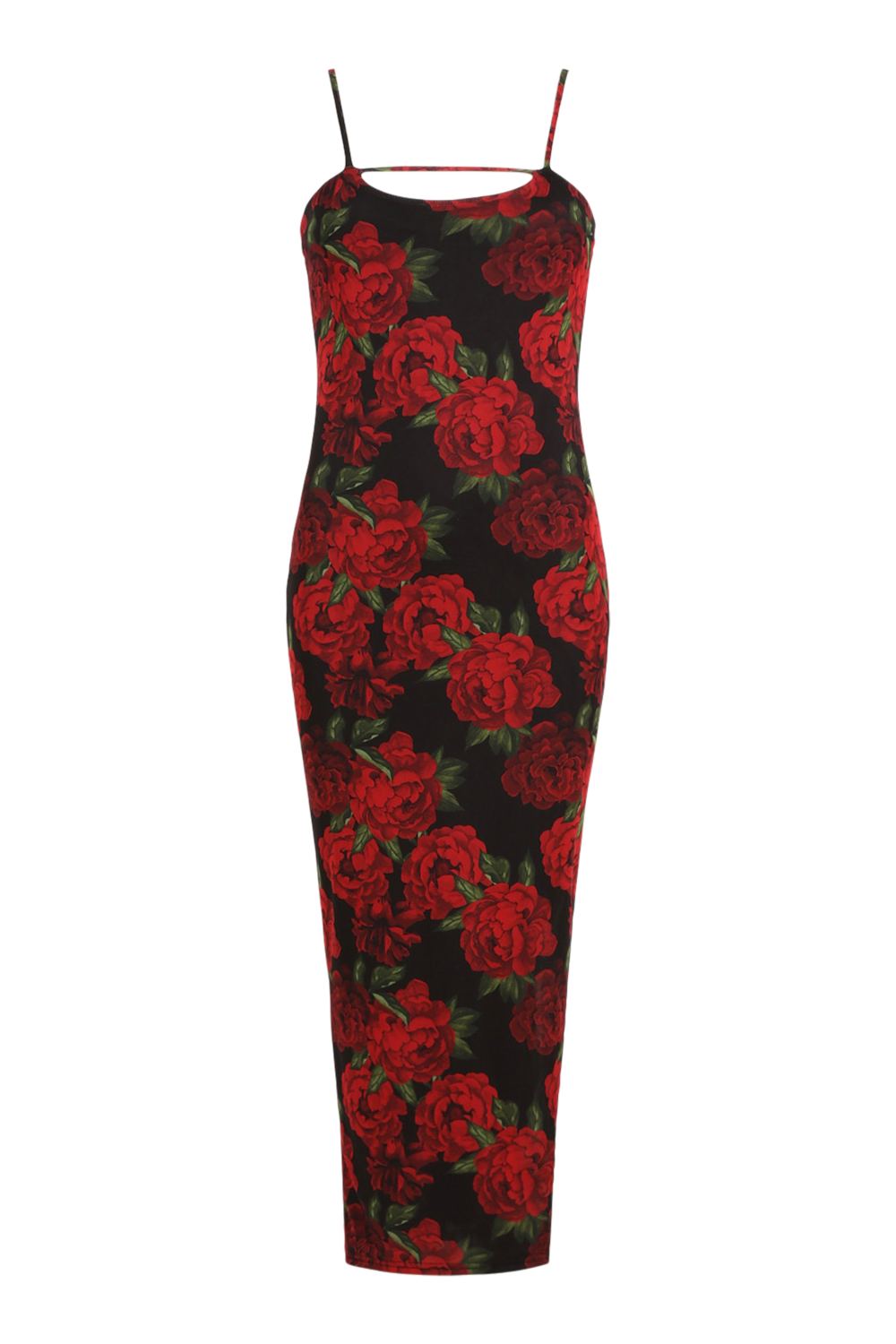 Bcbg strappy best sale floral bodycon dress