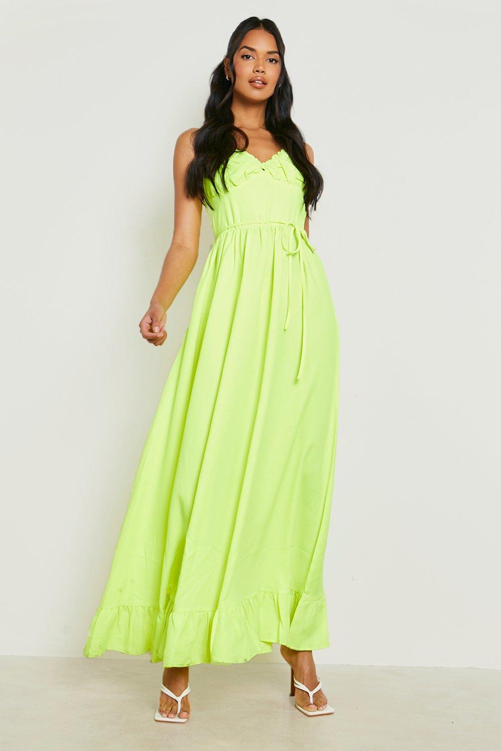 Ruched Bust Maxi Cami Dress | boohoo