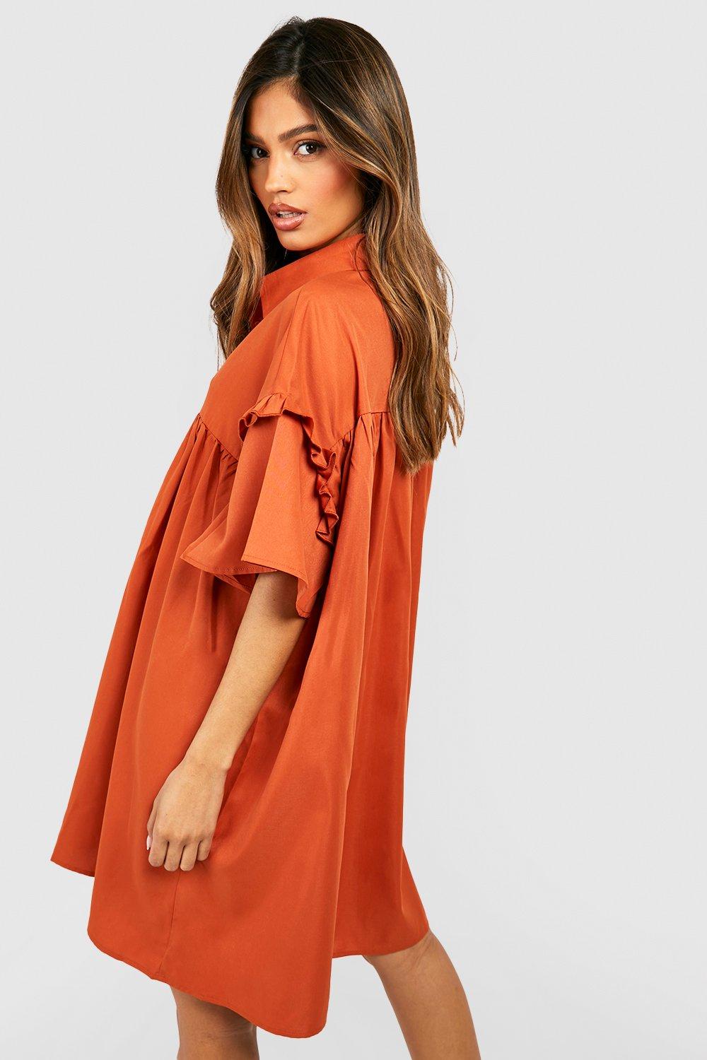 Boohoo robe online courte