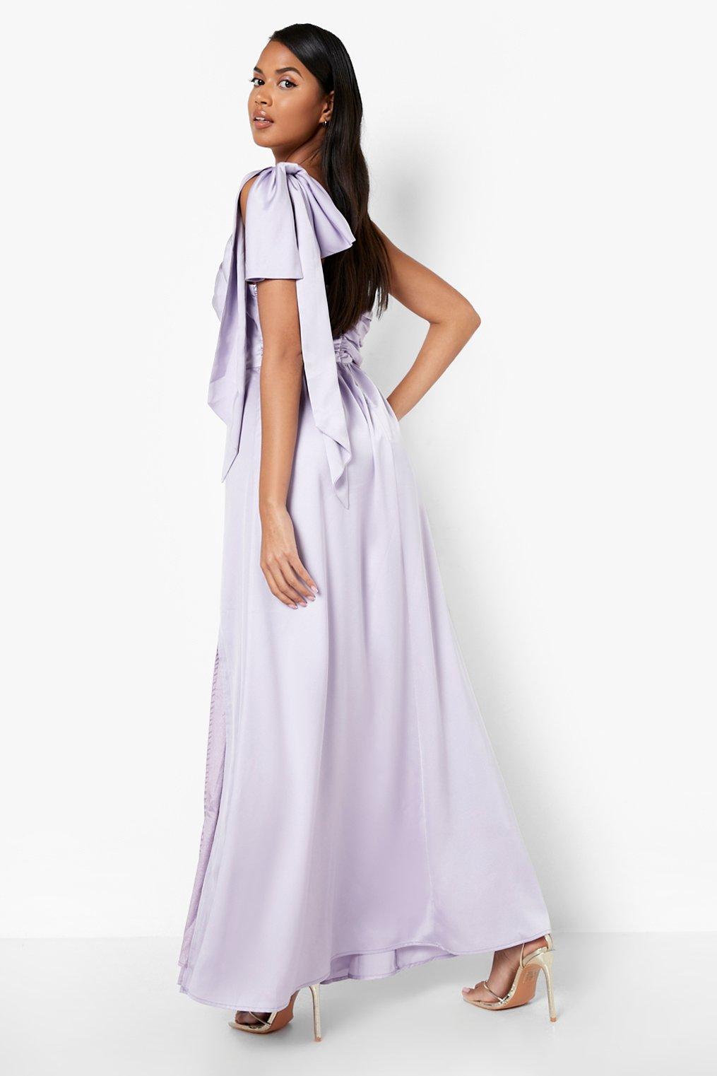 Boohoo lilac clearance dress