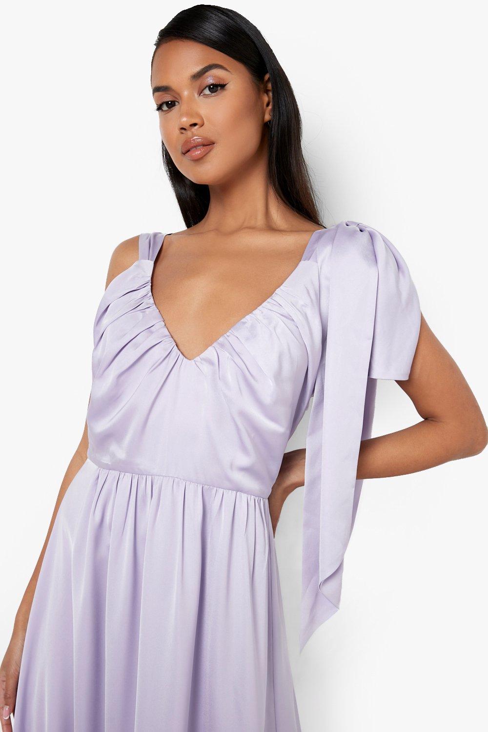 Nasty Gal - All for One Shoulder Maxi Dress - Purple - 6 – MADE by DWC