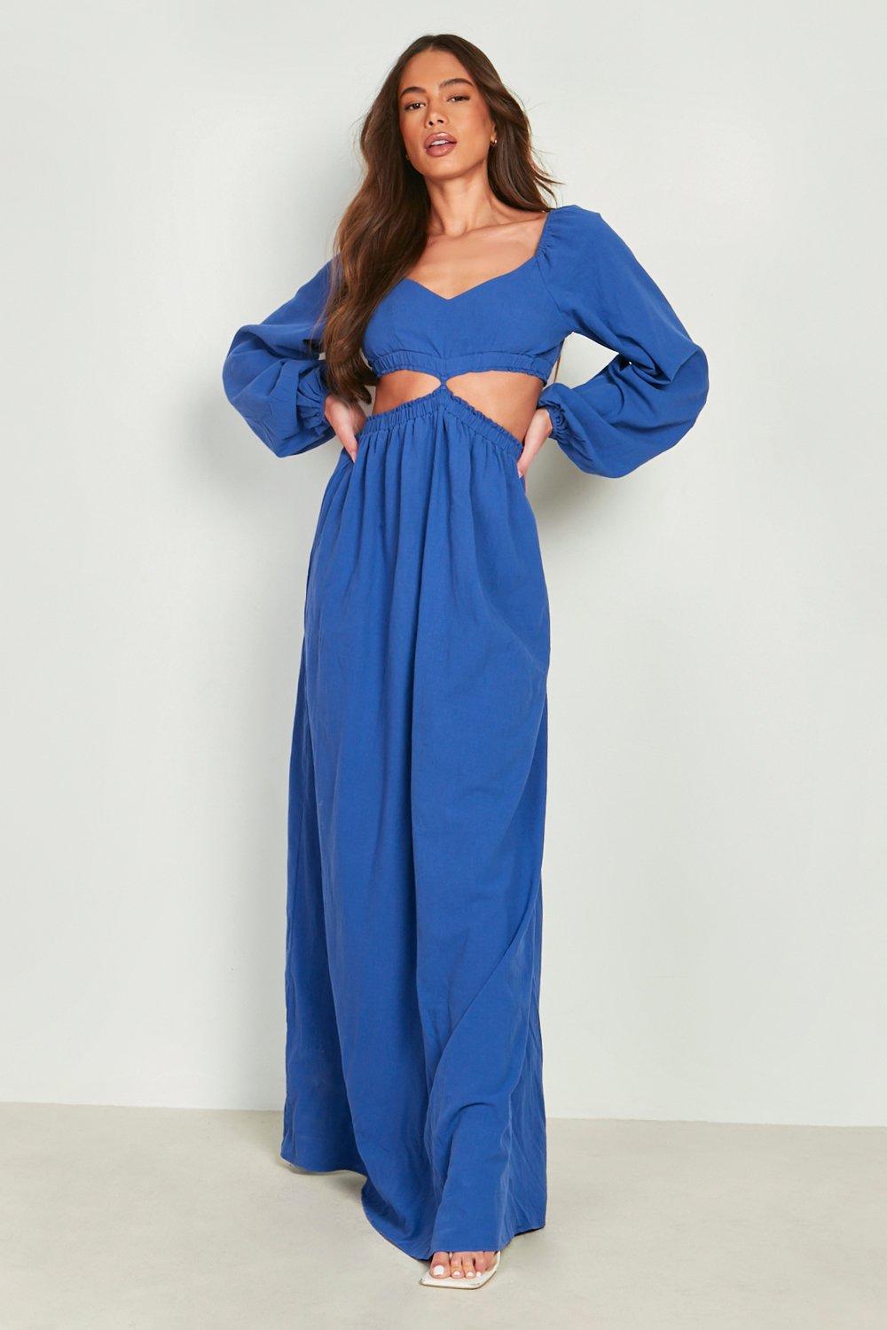 Lively Floral Cutout Long Sleeve Maxi Dress – ASTR The Label