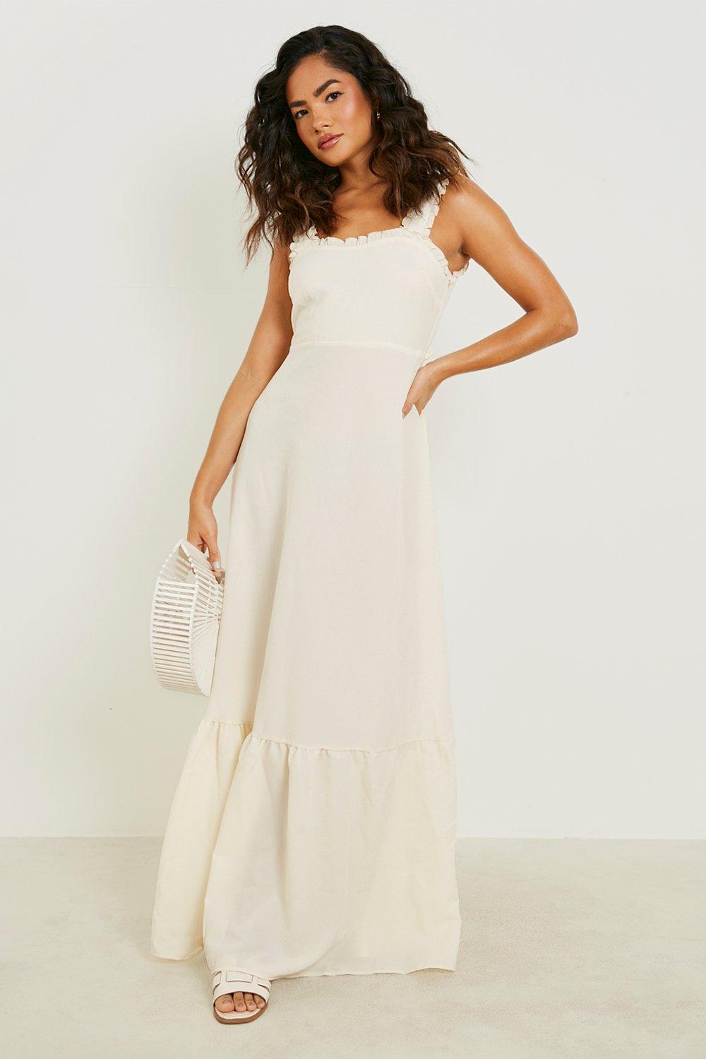 white maxi dress uk