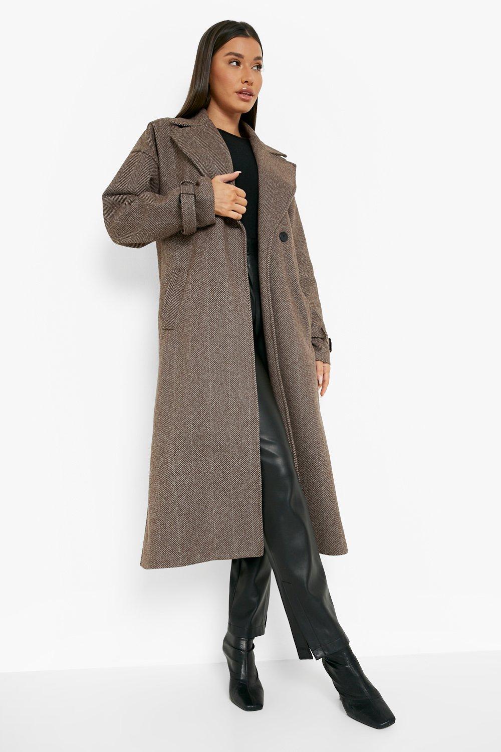 Women's herringbone shop coat uk