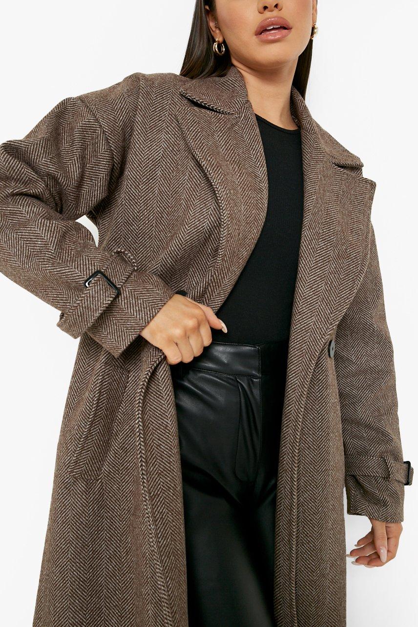 Herringbone womens outlet coat