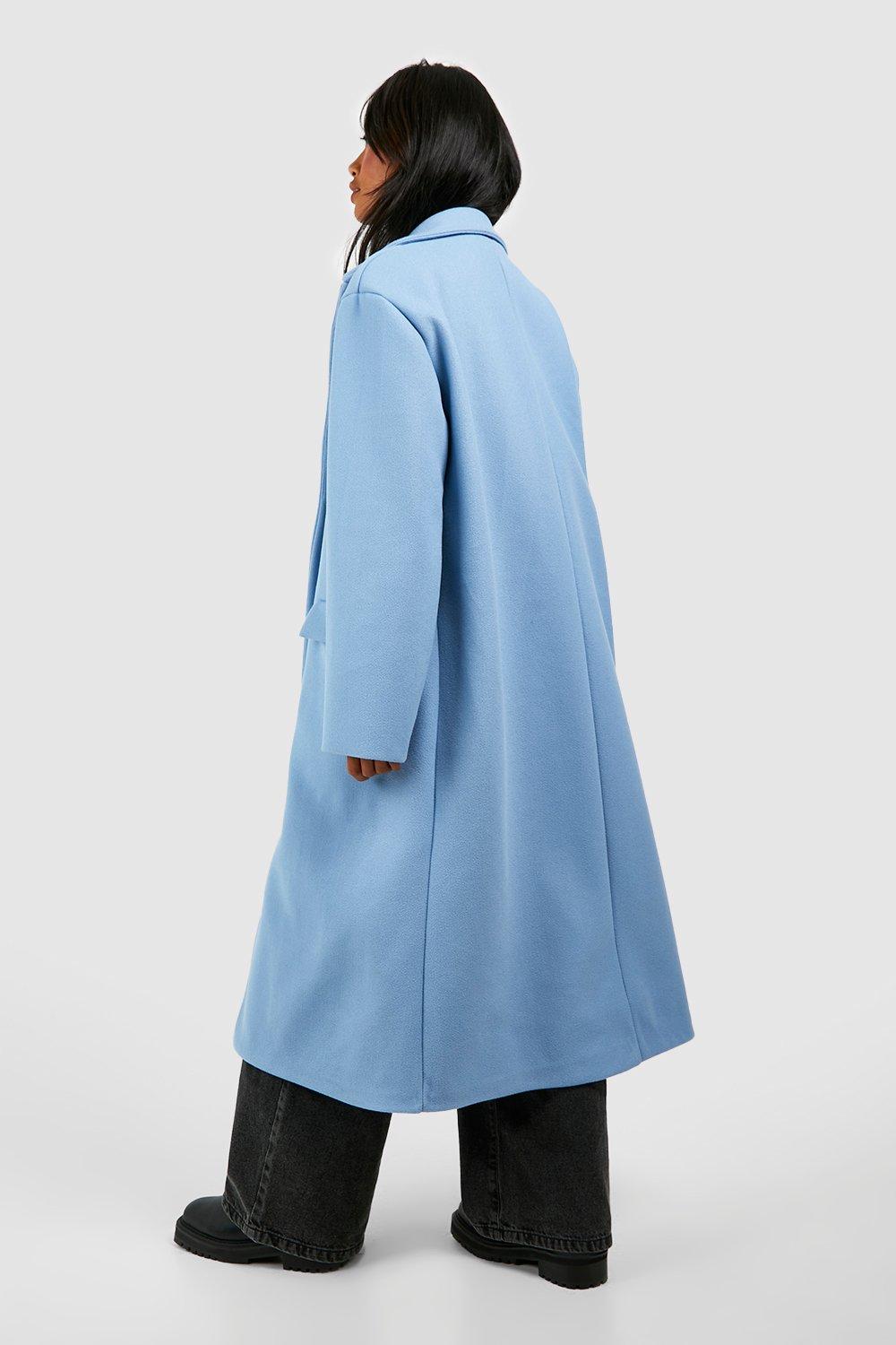 Boohoo blue outlet coat