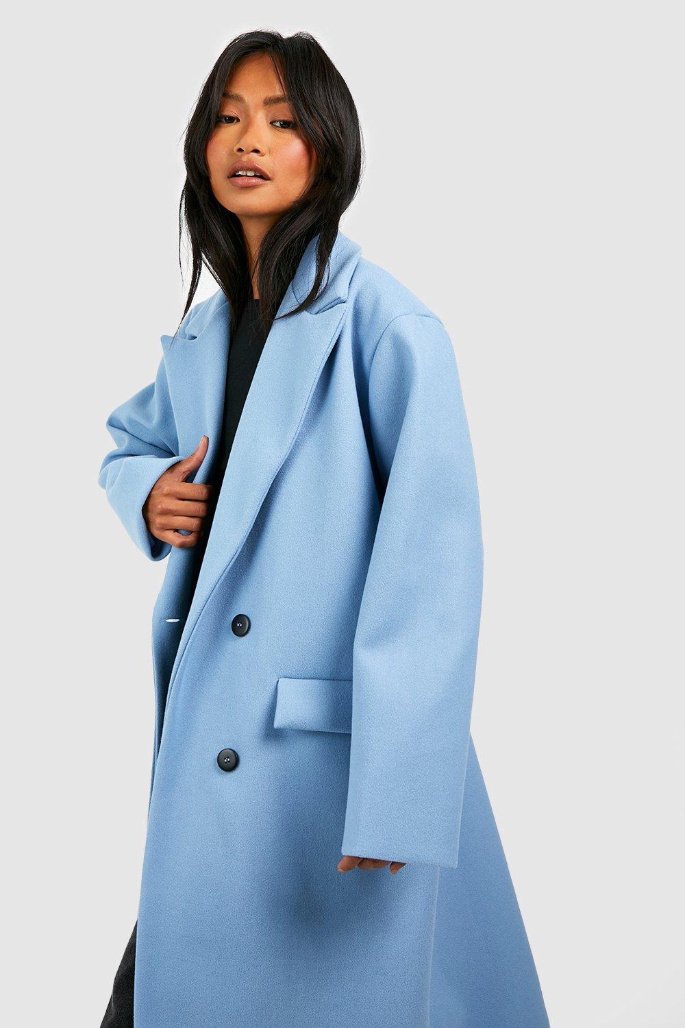 Boohoo wool hot sale look coat