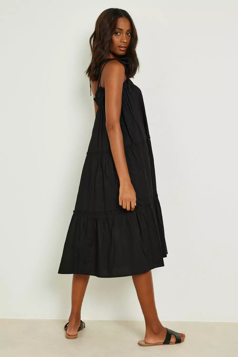 Co sleeveless tiered discount dress