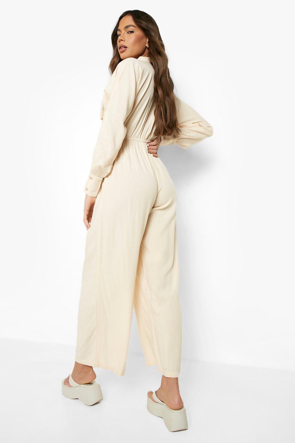 Boohoo utility hot sale jumpsuit