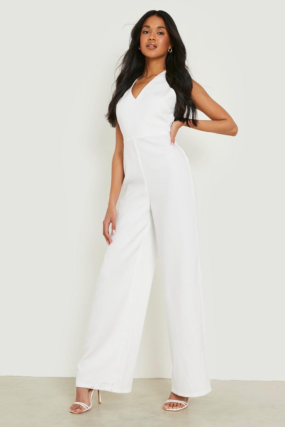 Sleeveless Wide-Leg Jumpsuit with Open Back