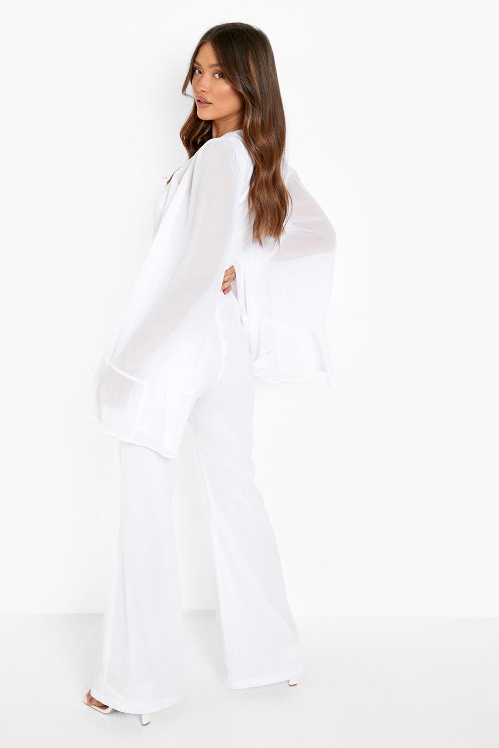 Plunge kimono sleeve jumpsuit on sale