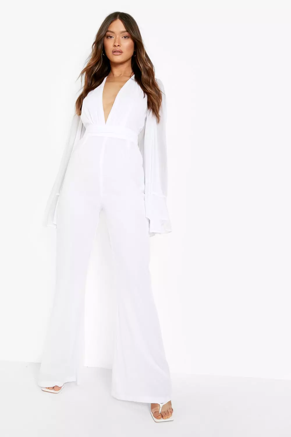 Plunge kimono sleeve jumpsuit online