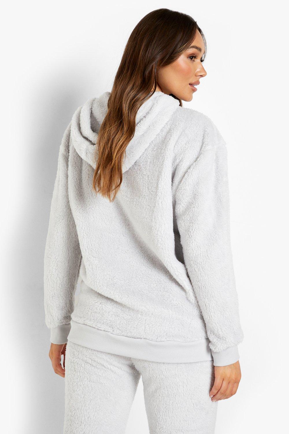 Fleece lounge outlet hoodie